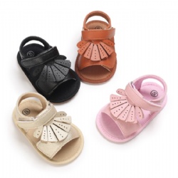 Spring and Autumn 0-1 year old girl baby bow baby walking shoes 0-6-12 months